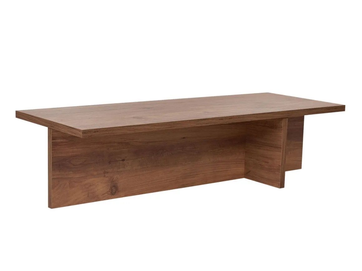 Table basse en bois "Harbor" - 120 x 45 x 30 cm - Pin atlantique