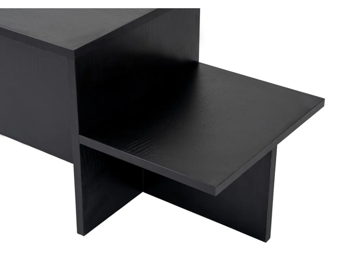 Table basse en bois "Harmony" 80 x 40 x 40 cm - Bois Noir