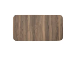 Table basse en bois "Luci" 100 x 53 x 45 cm - Noyer