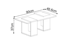 Table basse en bois 