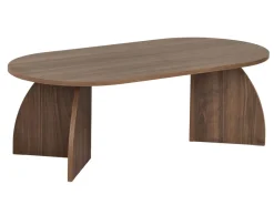 Table basse en bois "Melina" 120 x 60 x 40 cm - Noyer