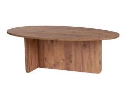 Table basse en bois "Orba" - 120 x 65 x 40 cm - Pin atlantique