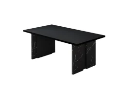 Table basse en bois "Ravello" - 90 x 50 x 40 cm - Noir