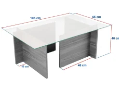 Table basse en bois 