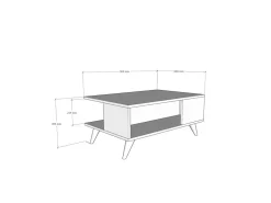 Table basse en bois 