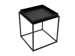 Table basse en métal "Koala" 45 x 45 x 52 cm - Noir