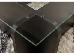 Table basse en verre 