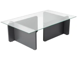 Table basse en verre