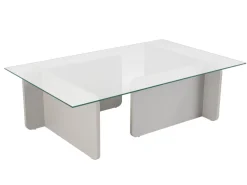Table basse en verre