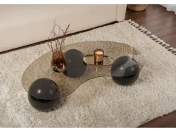 Table basse en verre