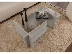 Table basse en verre