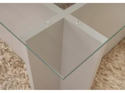 Table basse en verre