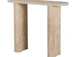 Table console travertin en céramique