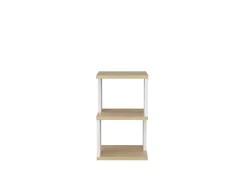 Table de chevet en bois "Carter" 29,6 x 29,6 x 49,4 cm - Chêne