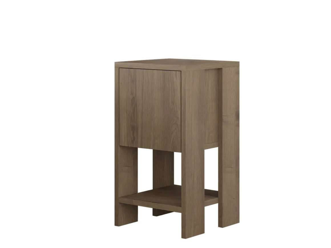 Table de chevet en bois "Ema" 30 x 30 x 55 cm - Hitit