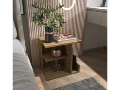 Table de chevet en bois