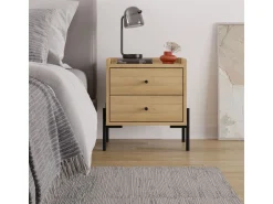 Table de chevet en bois