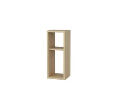 Table de chevet en bois "Sault" - 23 x 22 x 60 cm - Beige