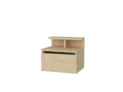 Table de chevet murale en bois