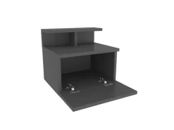 Table de chevet murale en bois 