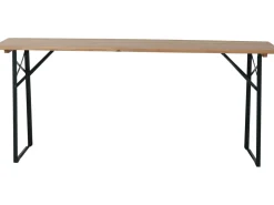 Table de jardin brasserie pliante avec 2 bancs 
