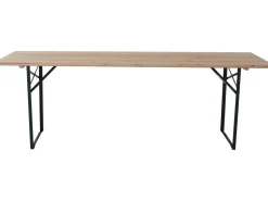 Table de jardin brasserie pliante avec 2 bancs 