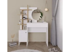 Table de maquillage en bois 