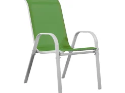 Table et chaises de jardin en textilène "Cordoba XL 180" - Phoenix - 8 places - Vert