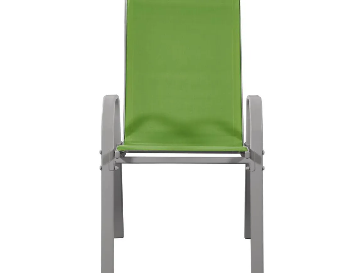 Table et chaises de jardin en textilène "Cordoba XL 180" - Phoenix - 8 places - Vert