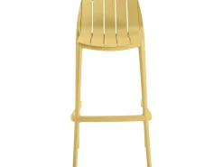 Table et chaises hautes de bistrot empilables