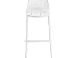 Table et chaises hautes de bistrot empilables 