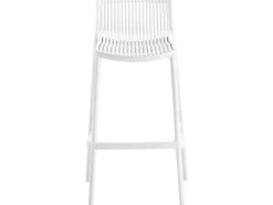 Table et chaises hautes de bistrot empilables 