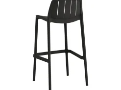 Table et chaises hautes de bistrot empilables