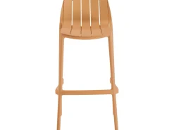 Table et chaises hautes de bistrot empilables