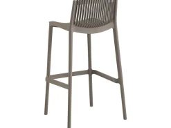 Table et chaises hautes de bistrot empilables 