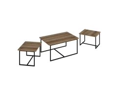 Table gigogne (3 pièces) en bois