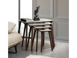 Table gigogne (4 pièces) en bois