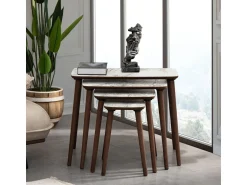 Table gigogne (4 pièces) en bois