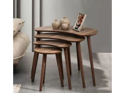 Table gigogne (4 pièces) en bois