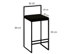 Tabouret de bar en métal