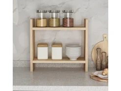 Étagère de cuisine en bois