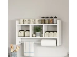 Étagère murale en bois 