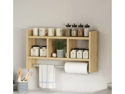 Étagère murale en bois 