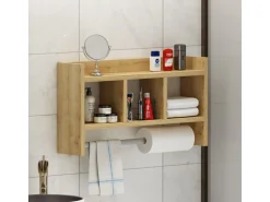 Étagère murale en bois 