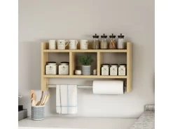 Étagère murale en bois 