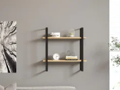Étagère murale en bois 