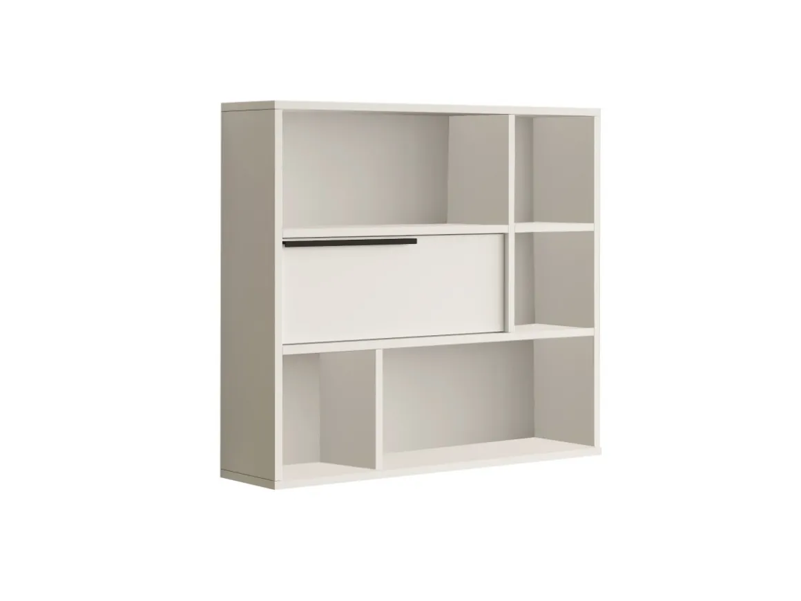 Étagère murale en bois "Calvin" - 90 x 22 x 81 cm - Blanc