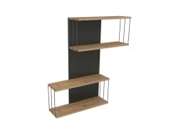 Étagère murale en bois 