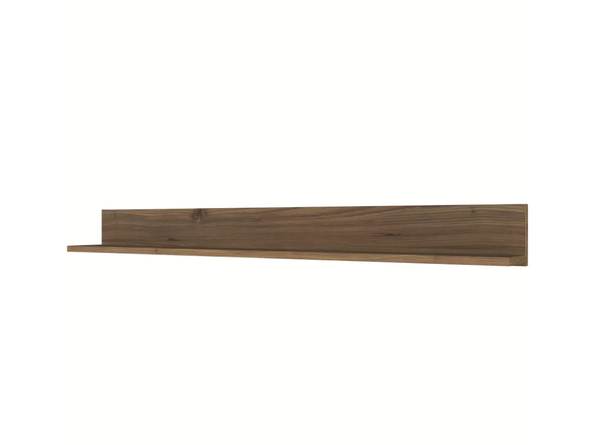 Étagère murale en bois "Eno" - 135 x 13 x 15 cm - Marron