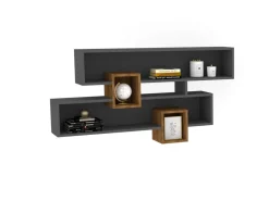 Étagère murale en bois